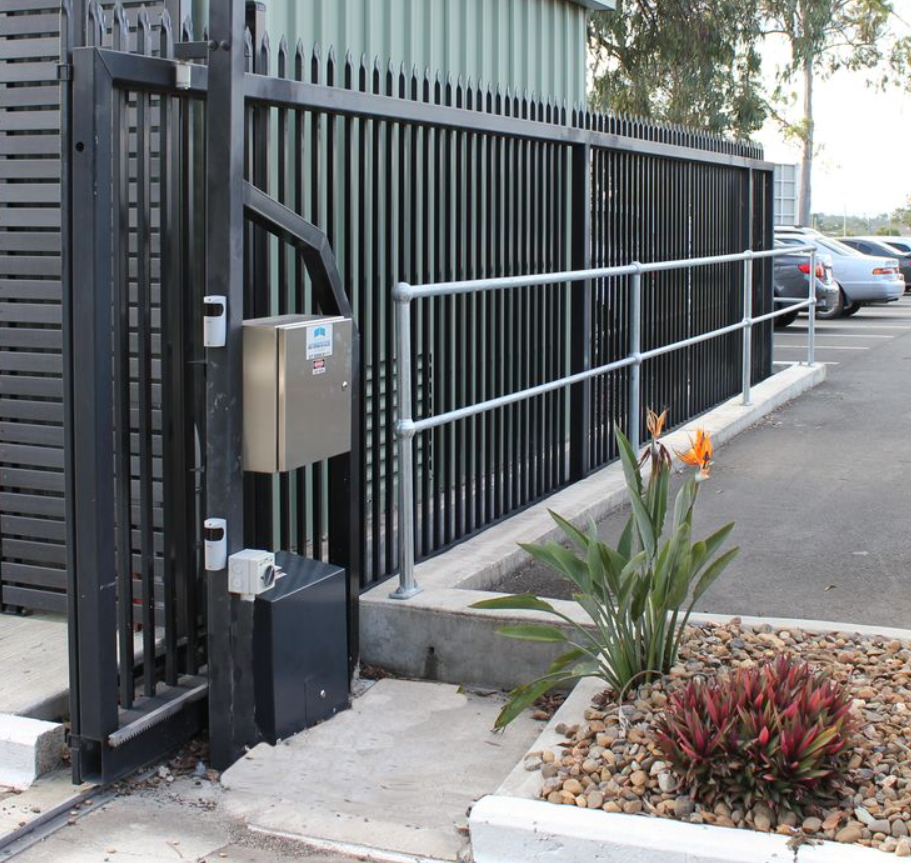 commercial gate.