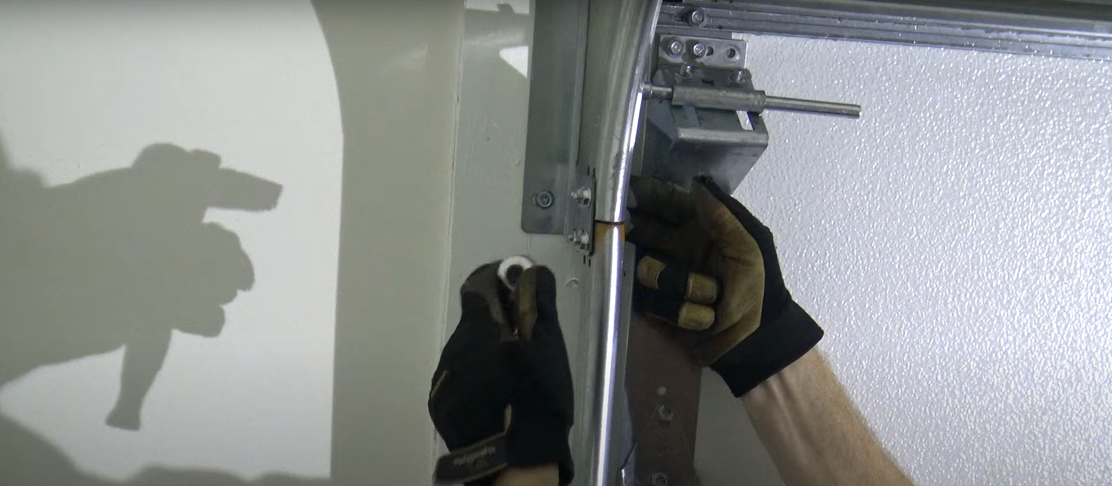 Garage door track repair by experts of Reynoldsburg Garage Door Repair.