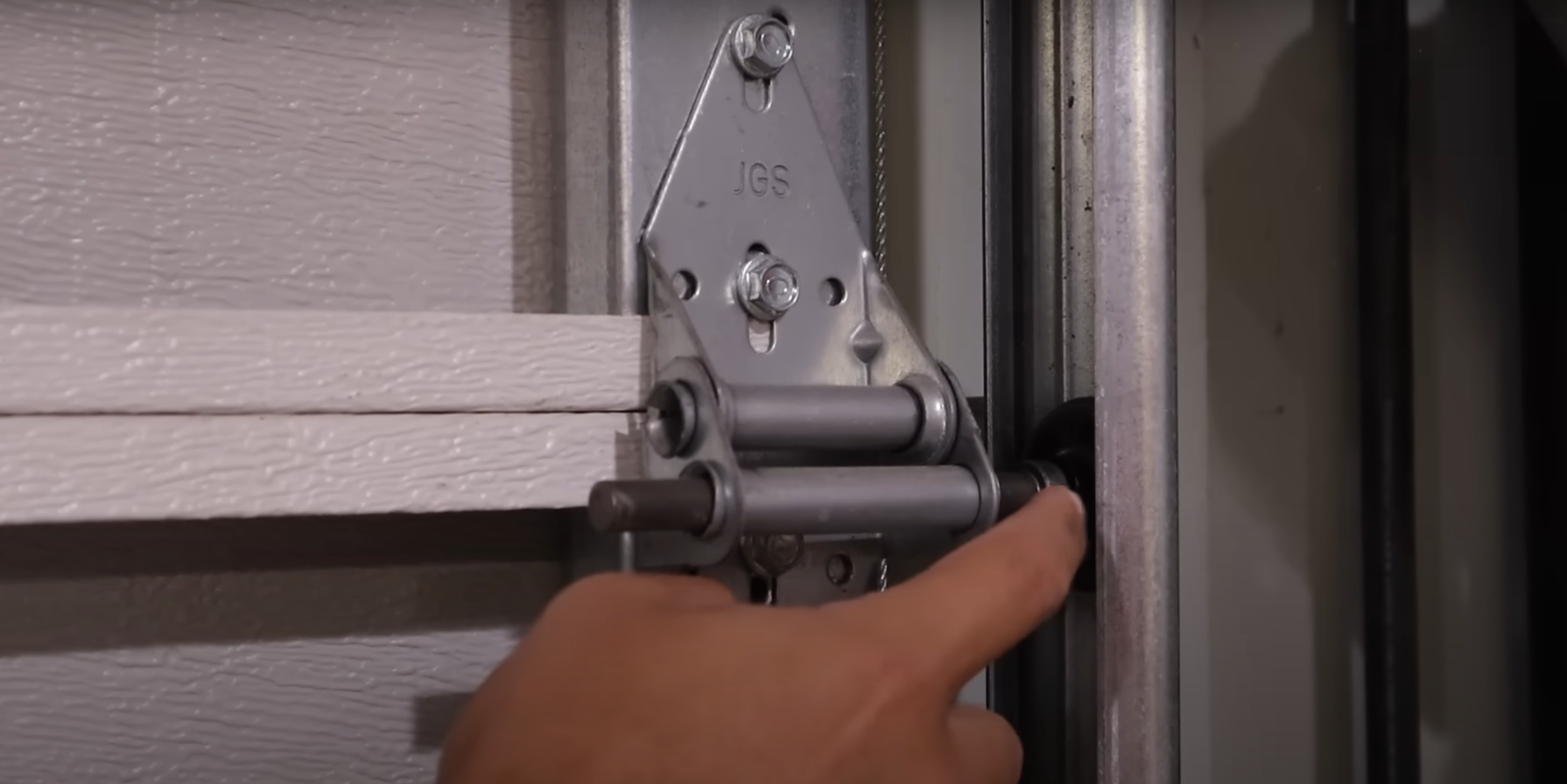 noisy garage door.
