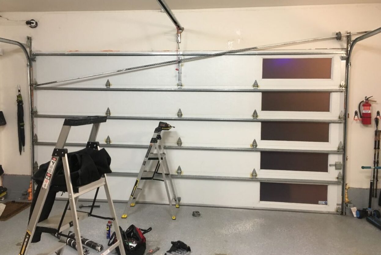 Professional garage door repair services in Reynoldsburg, enhancing safety and functionality for residential and commercial properties.
