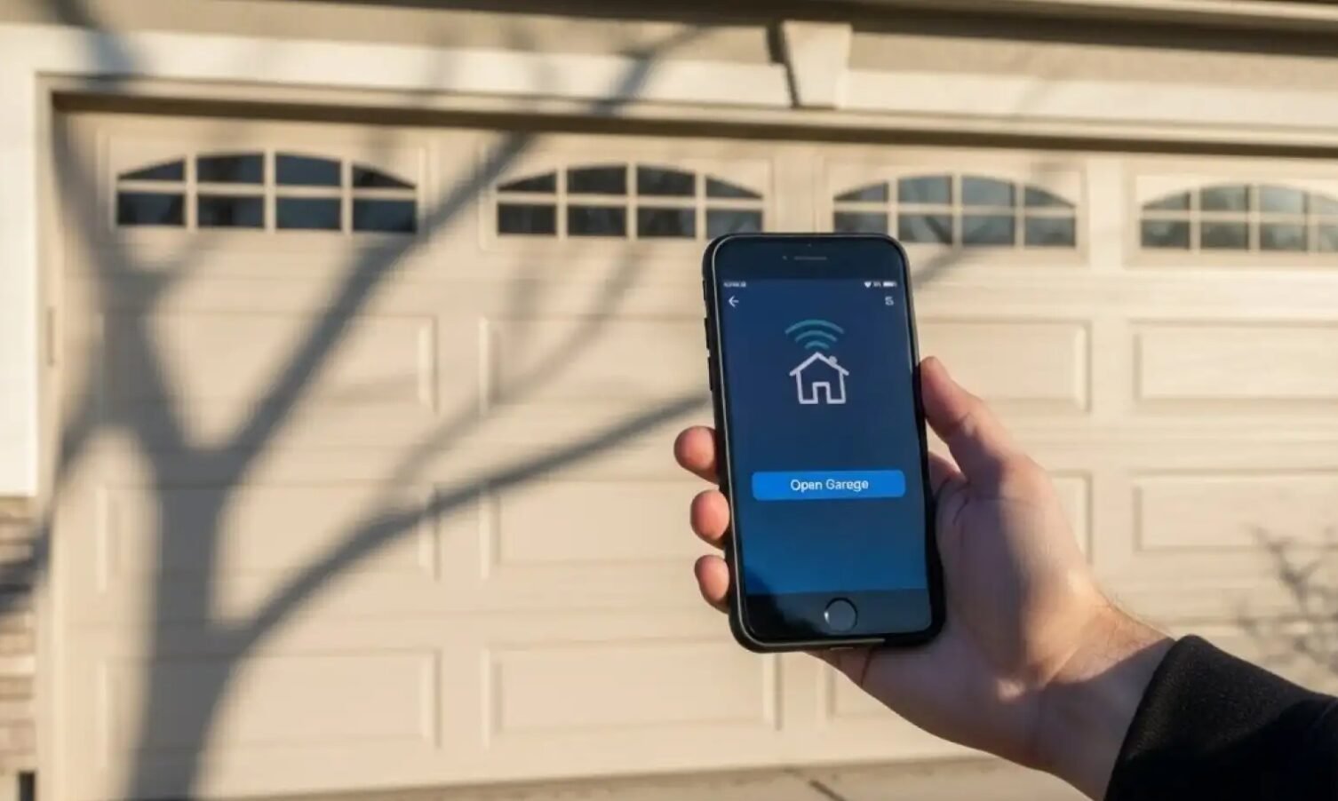 Smart WiFi Garage Door Opener Installation